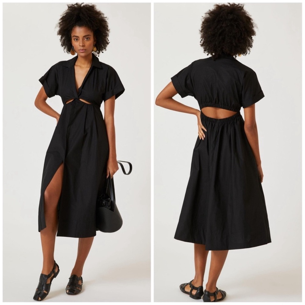 Anthropologie midi shirt dress